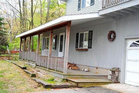 View of front porch