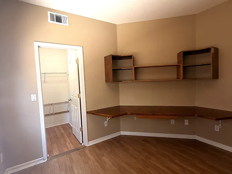 Bedroom 1 with walk in closet downstairs