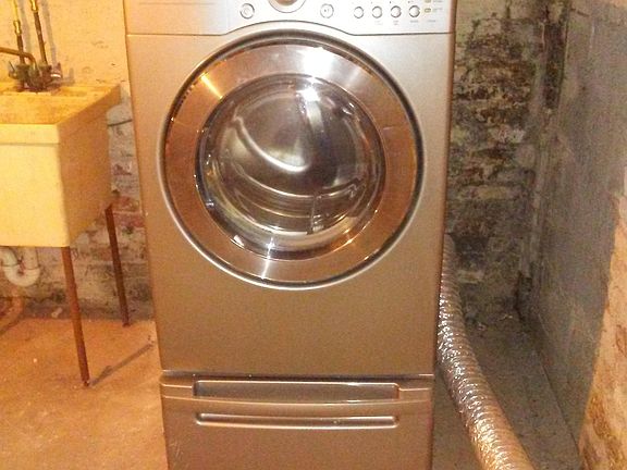 Dryer in back basement