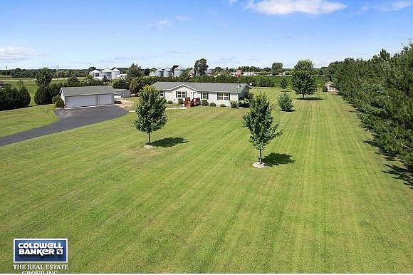 1.61 acres per assesor