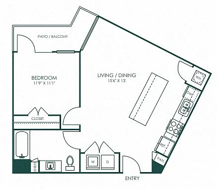 Floor plan A13
