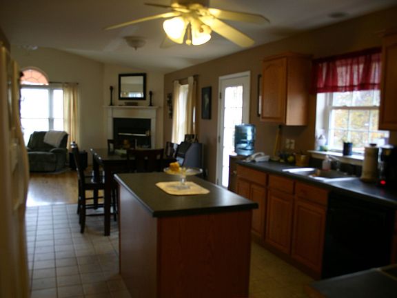 kitchen, family room
