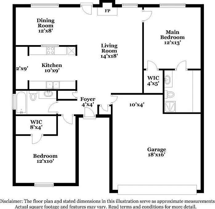 2 bed, 2.0 bath, 1110 sqft, $2,490 — Photo 2