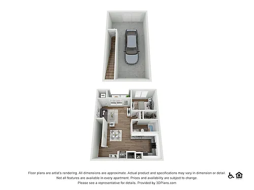 Floor plan A3 Garage | Marcel