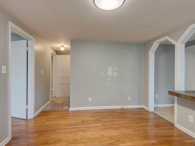 Apartment Living Room with View of Bedrooms