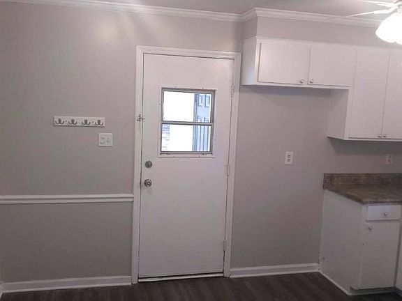 Carport entrance to the kitchen