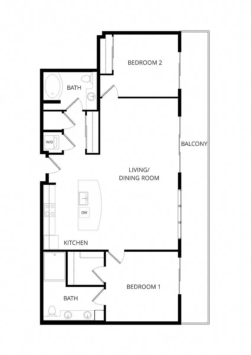 Floor plan C17 2X2