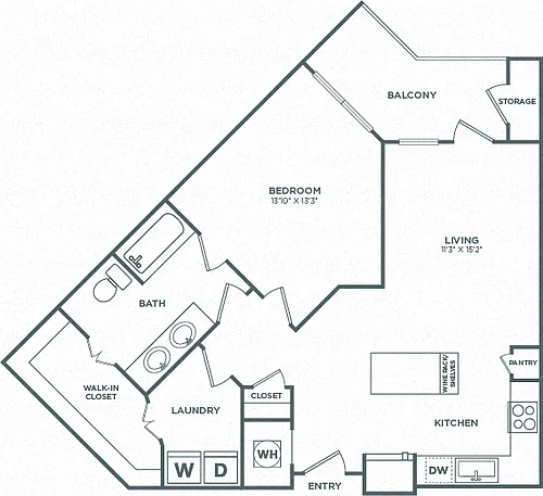 Floor plan The Kessler Podium