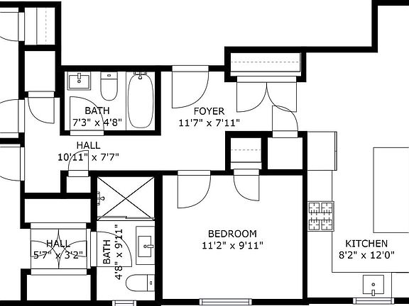 3rd image of 848 E Broadway #3B
