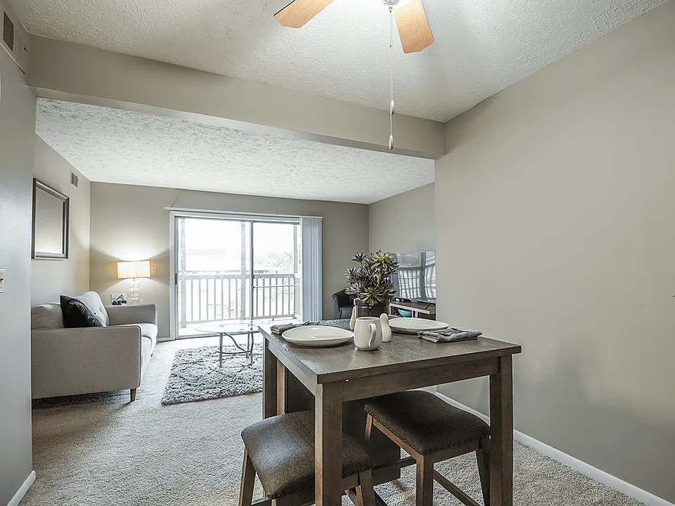 Dining Area with Ceiling Fan