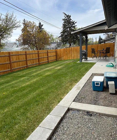 Fully Fenced yard