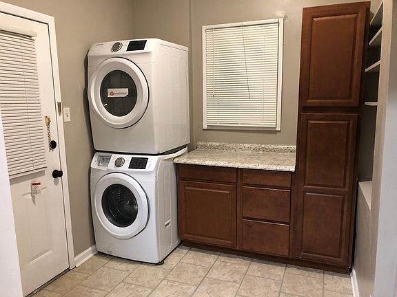 Laundry area in the kitchen