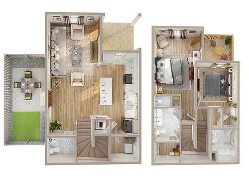 Floor plan Delight - (B4T)