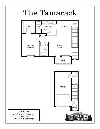 Floor plan Tamarack