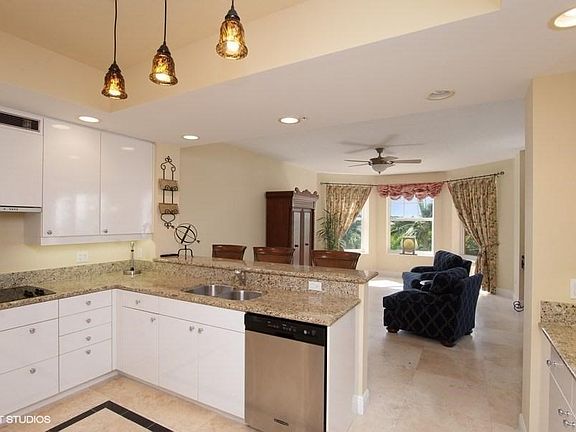 Kitchen into family room