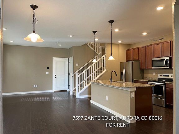 Living room and beautiful Kitchen with spacious island with marble