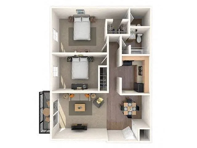 Floor plan 2X15