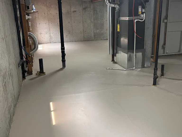 North Wall of Basement