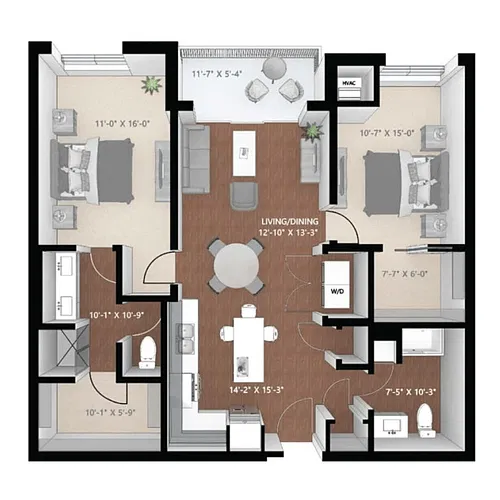 Floor plan Anoka