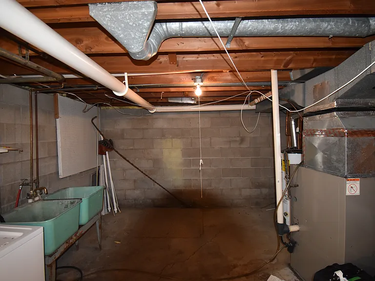 Lots of storage in the laundry and utility room