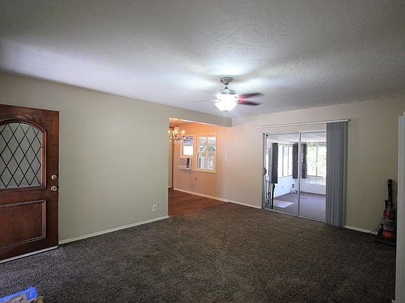 Corner of Small Bedroom looking through living room
