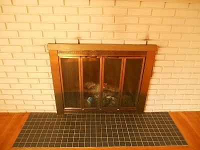 living room fireplace