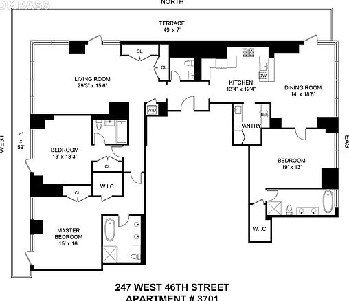 1st image of 247 W 46th St APT 3701