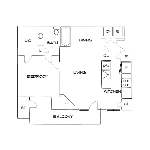 Floor plan Design 1A