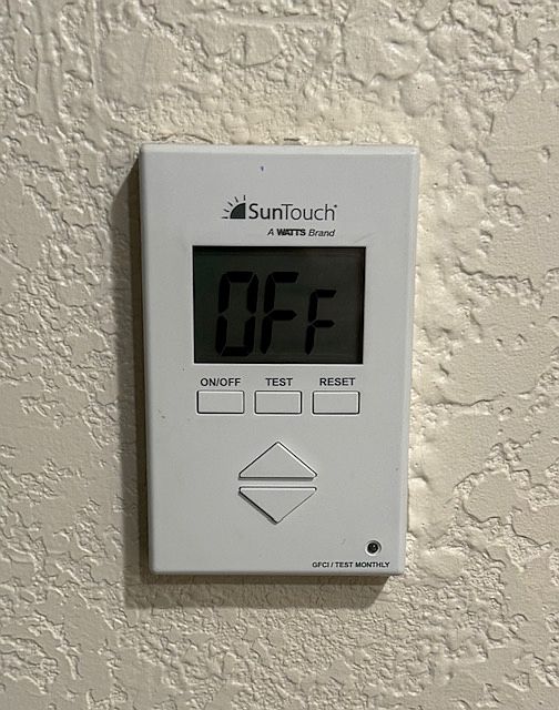 Radiant floor heating on the main floor