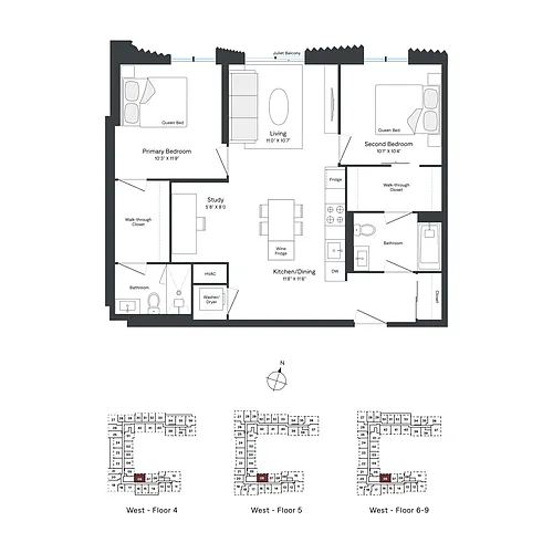 Floor plan W0606