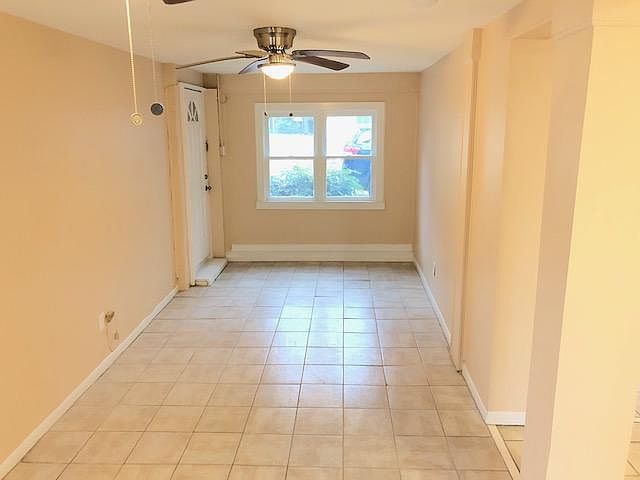 Living room and entry door