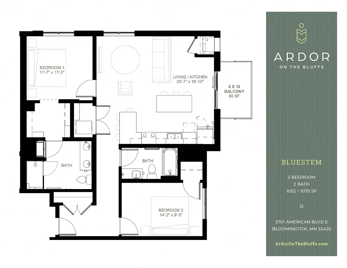 Floor plan Bluestem