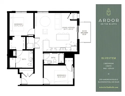 Floor plan Bluestem