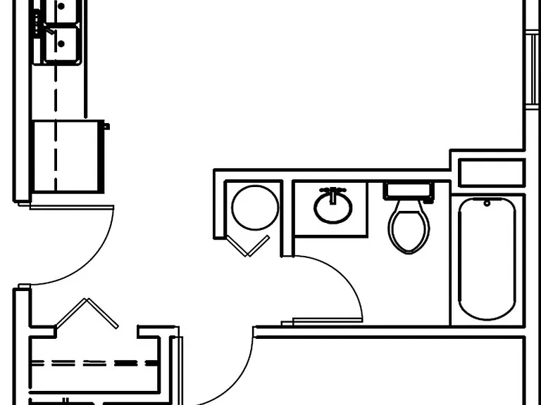1 bedroom layout