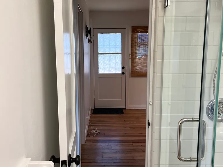 View to front door.