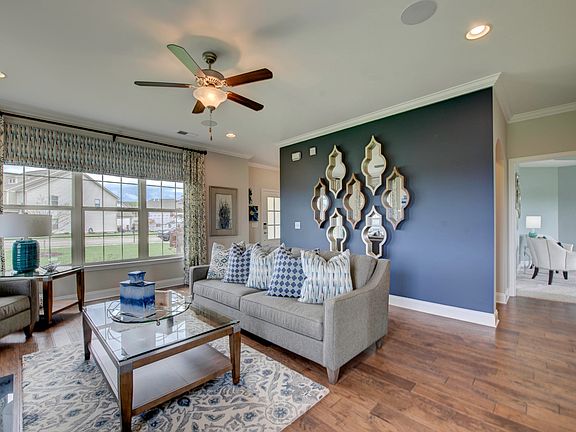 The Eliot Living Area This is a model representation, not the actual home