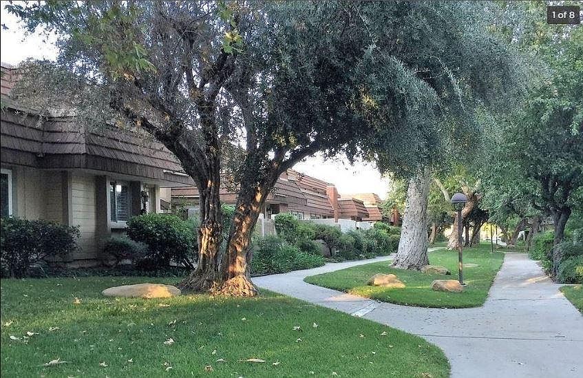 Beautiful greenery outside of the front patio