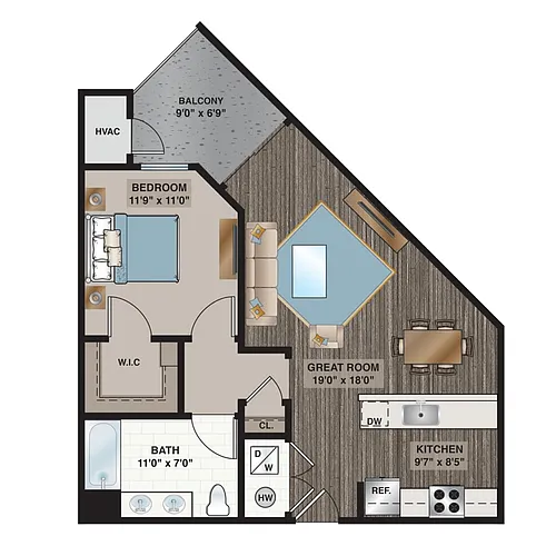Floor plan Davis