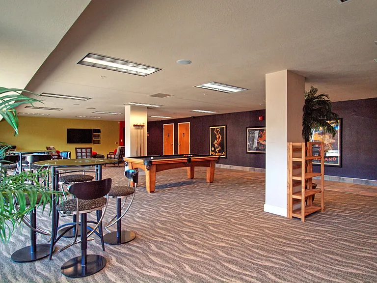 Club house and billiards area