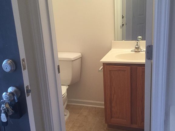 First floor half bath