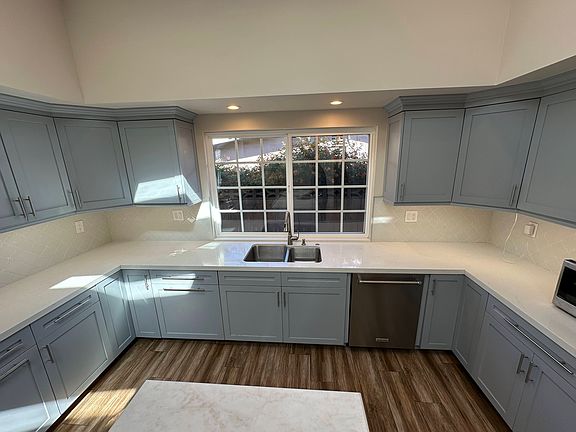 Kitchen sink and dishwasher