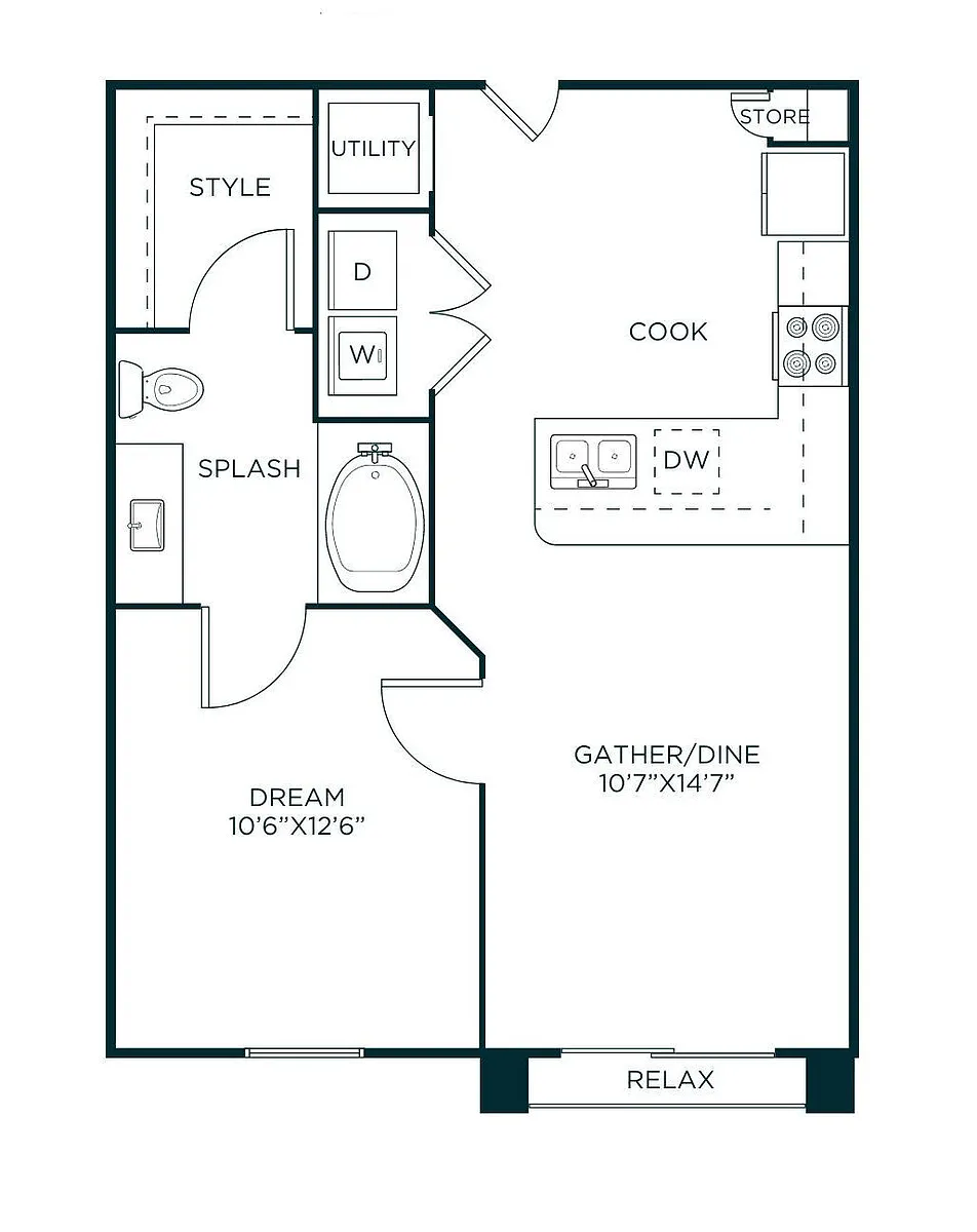 Floor plan A1-A