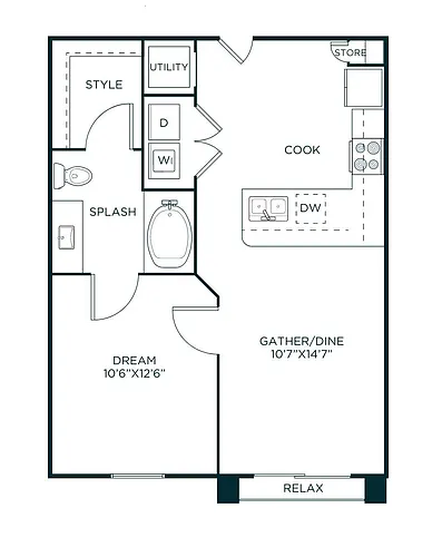 Floor plan A1-A