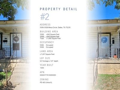 5508 Mesa Cir, Dallas, TX, 75235