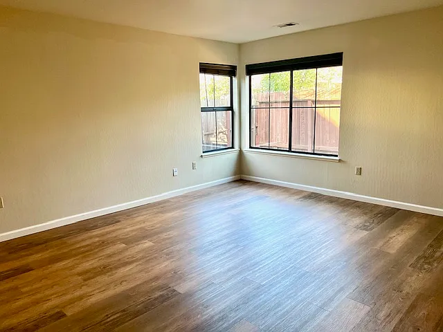 private large master bedroom with walking closet