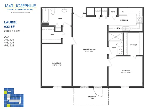 Floor plan Laurel