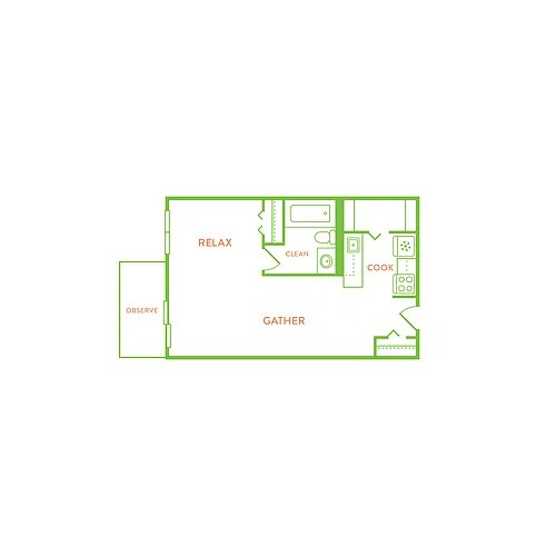 Floor plan STUDIO