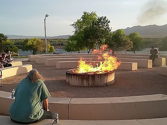 Rotary Park bonfire