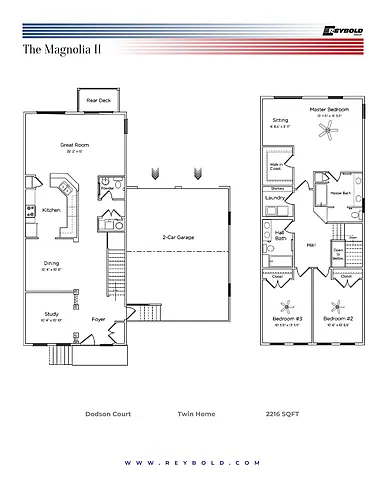 Floor plan Magnolia II