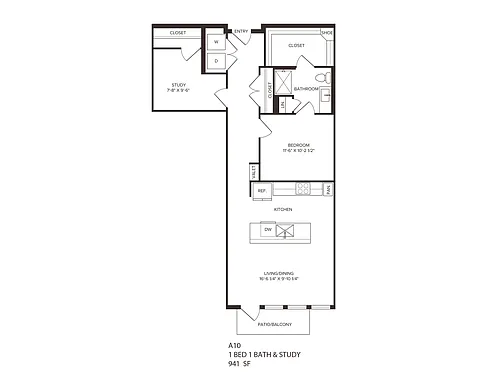 Floor plan A10
